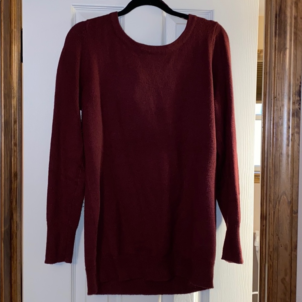 Motherhood maternity burgundy sweater